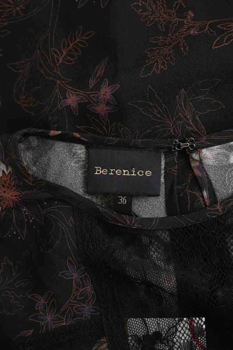 Blouse Berenice Noir en Synthétique