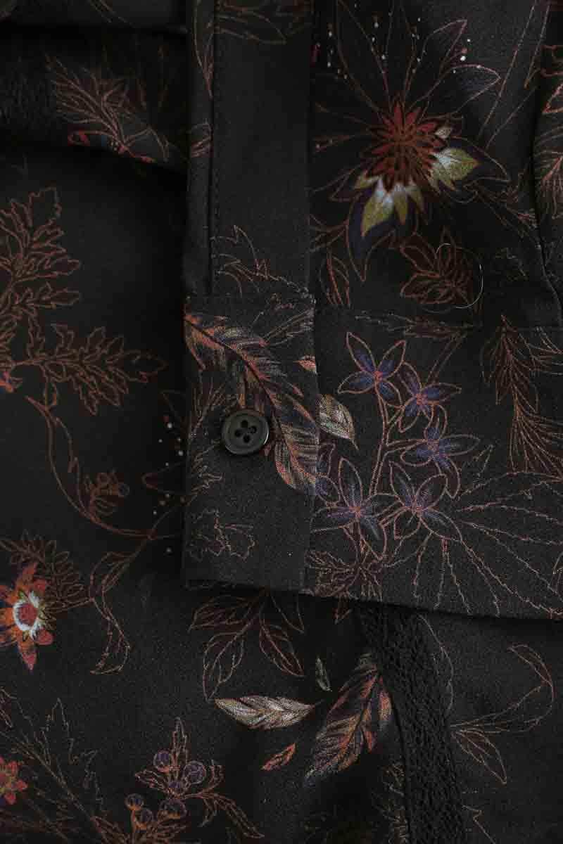 Blouse Berenice Noir en Synthétique