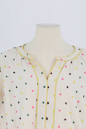Blouse Boden Beige en Coton