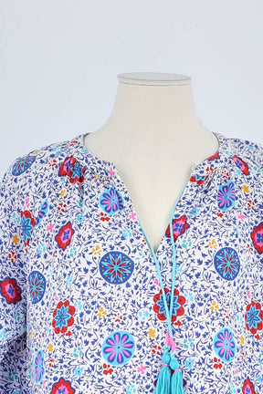 Blouse Boden Blanc en Coton