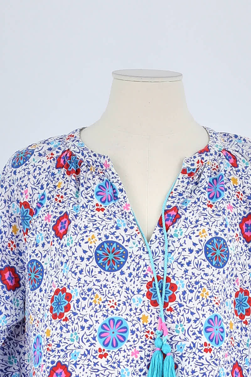 Blouse Boden Blanc en Coton