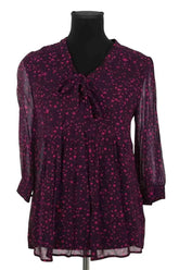 Blouse Boden Violet en Viscose, taille XS - Seconde Main