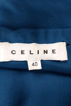 Blouse Celine Bleu en Soie