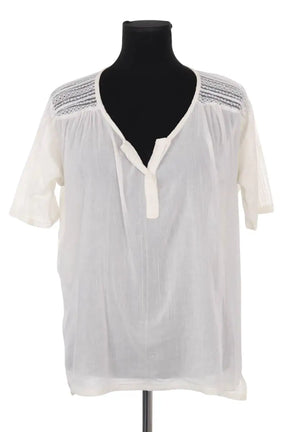 Blouse Charlie Joe Beige en Coton, taille XS - Seconde Main