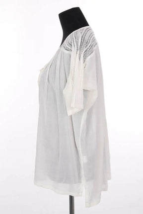 Blouse Charlie Joe Beige en Coton