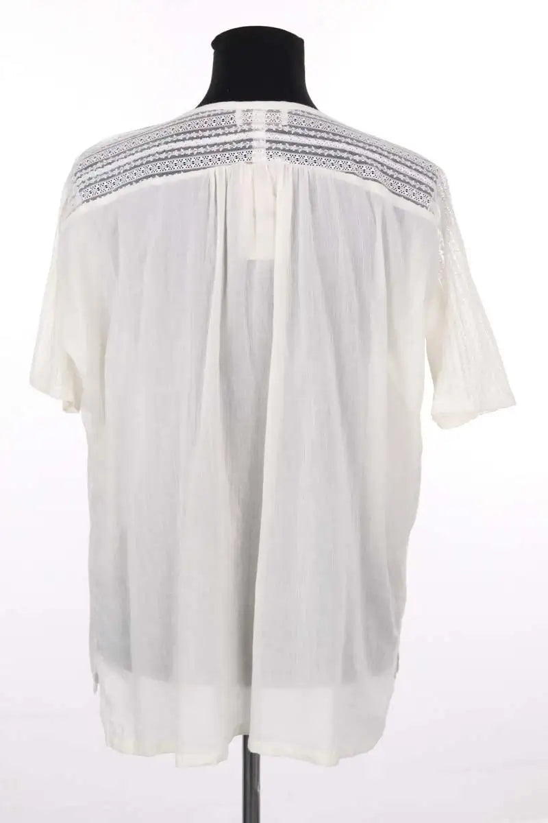 Blouse Charlie Joe Beige en Coton