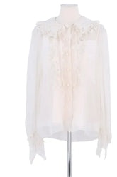 Blouse Chloé Blanc en Soie, taille L - Seconde Main