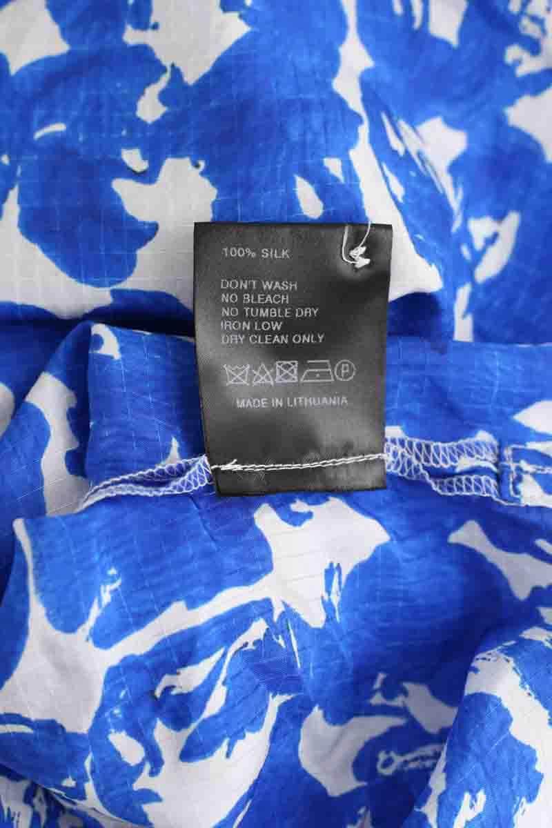 Blouse Christian Wijnants Tadi Bleu en Soie