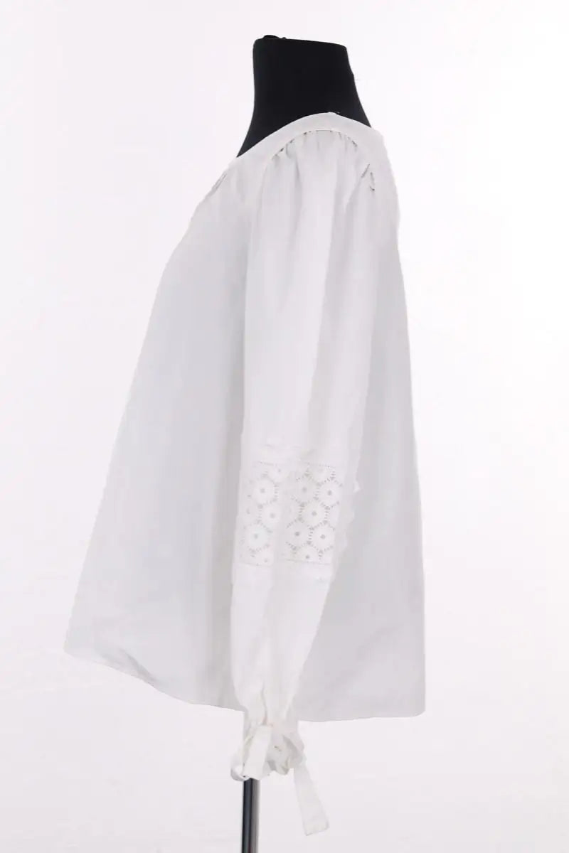 Blouse Claudie Pierlot Blanc en Coton