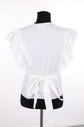 Blouse Claudie Pierlot Blanc en Coton