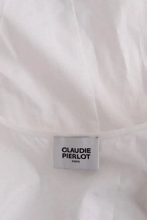 Blouse Claudie Pierlot Blanc en Coton
