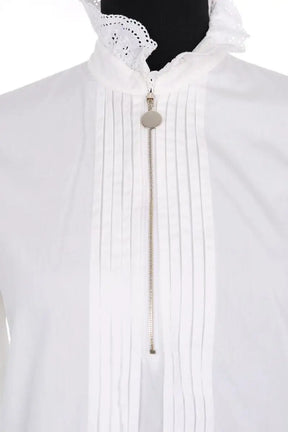 Blouse Claudie Pierlot Blanc en Coton