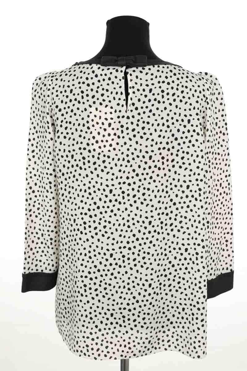 Blouse Claudie Pierlot Blanc en Polyester