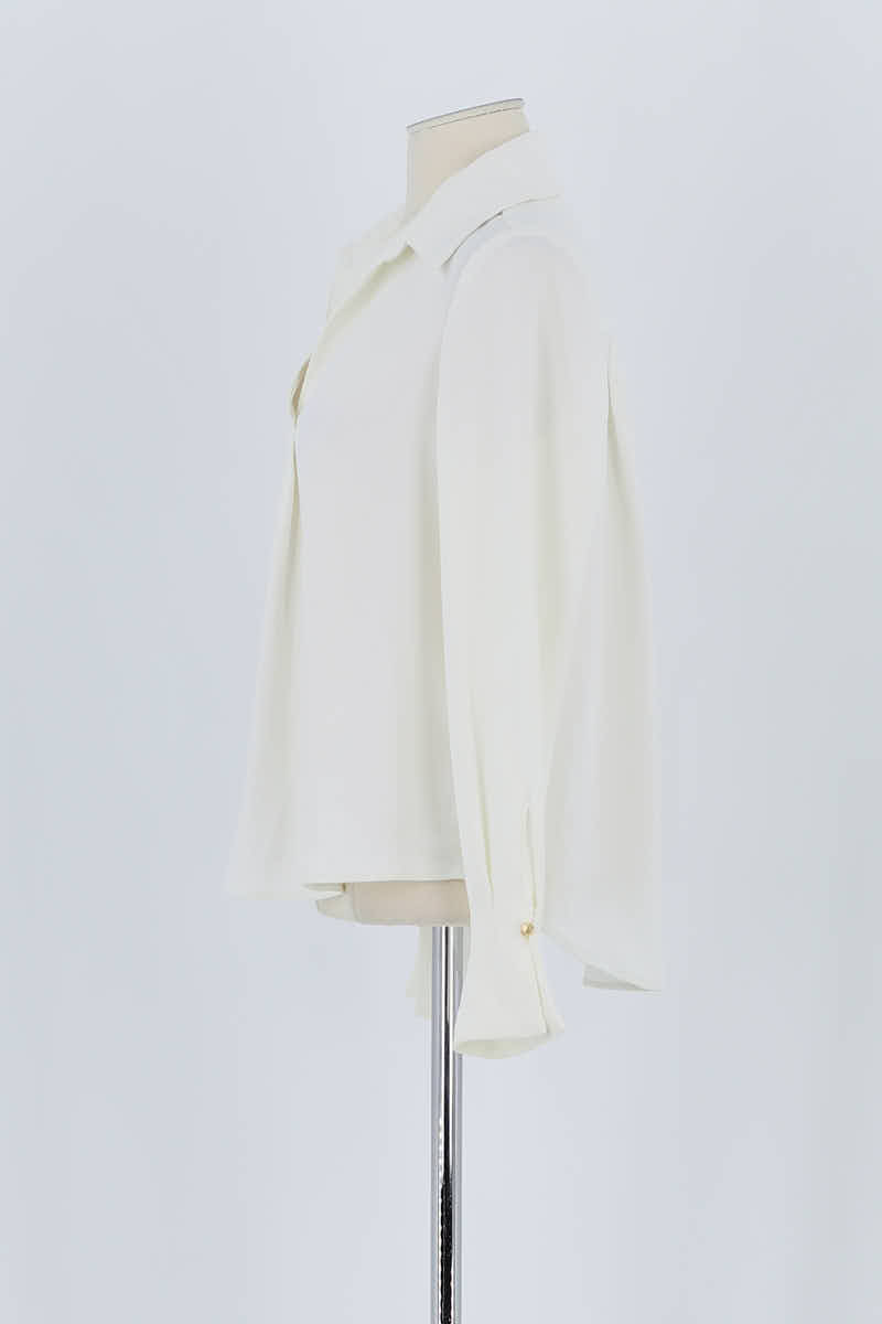 Blouse Claudie Pierlot Blanc en Polyester