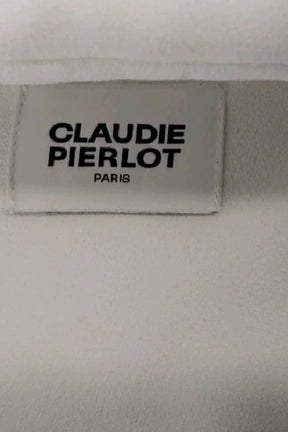 Blouse Claudie Pierlot Blanc en Polyester
