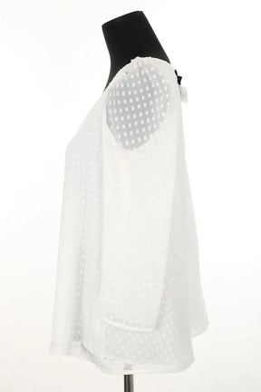 Blouse Claudie Pierlot Blanc en Synthétique