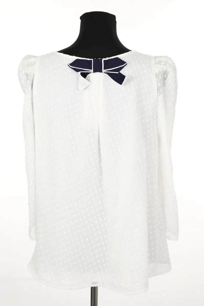 Blouse Claudie Pierlot Blanc en Synthétique