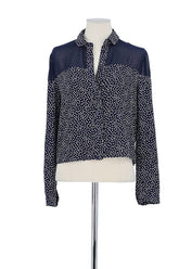 Blouse Claudie Pierlot Bleu en Polyester, taille S - Seconde Main