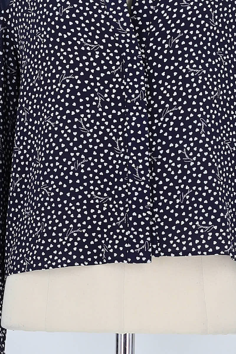Blouse Claudie Pierlot Bleu en Polyester