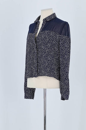 Blouse Claudie Pierlot Bleu en Polyester