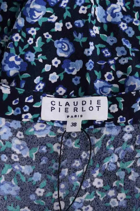 Blouse Claudie Pierlot Bleu en Synthétique