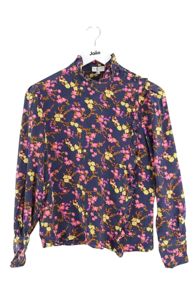 Blouse Claudie Pierlot Bleu en Synthétique, taille S - Seconde Main