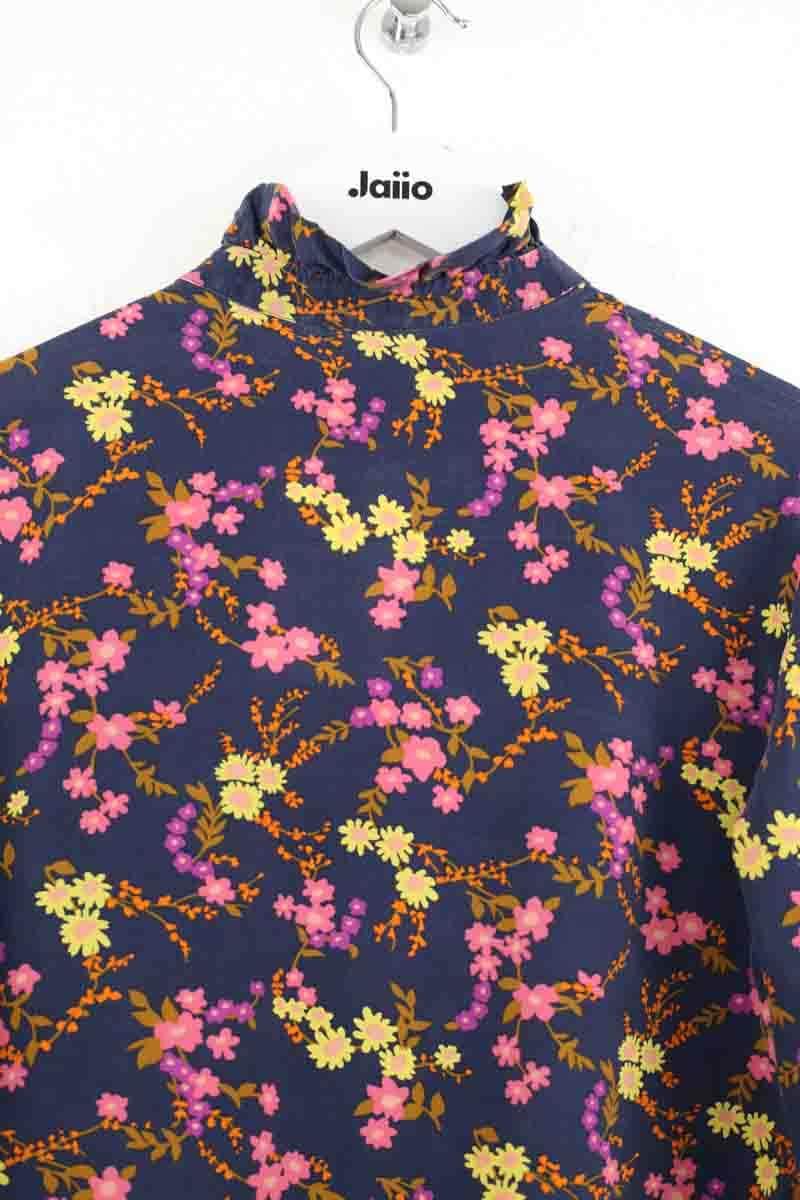 Blouse Claudie Pierlot Bleu en Synthétique