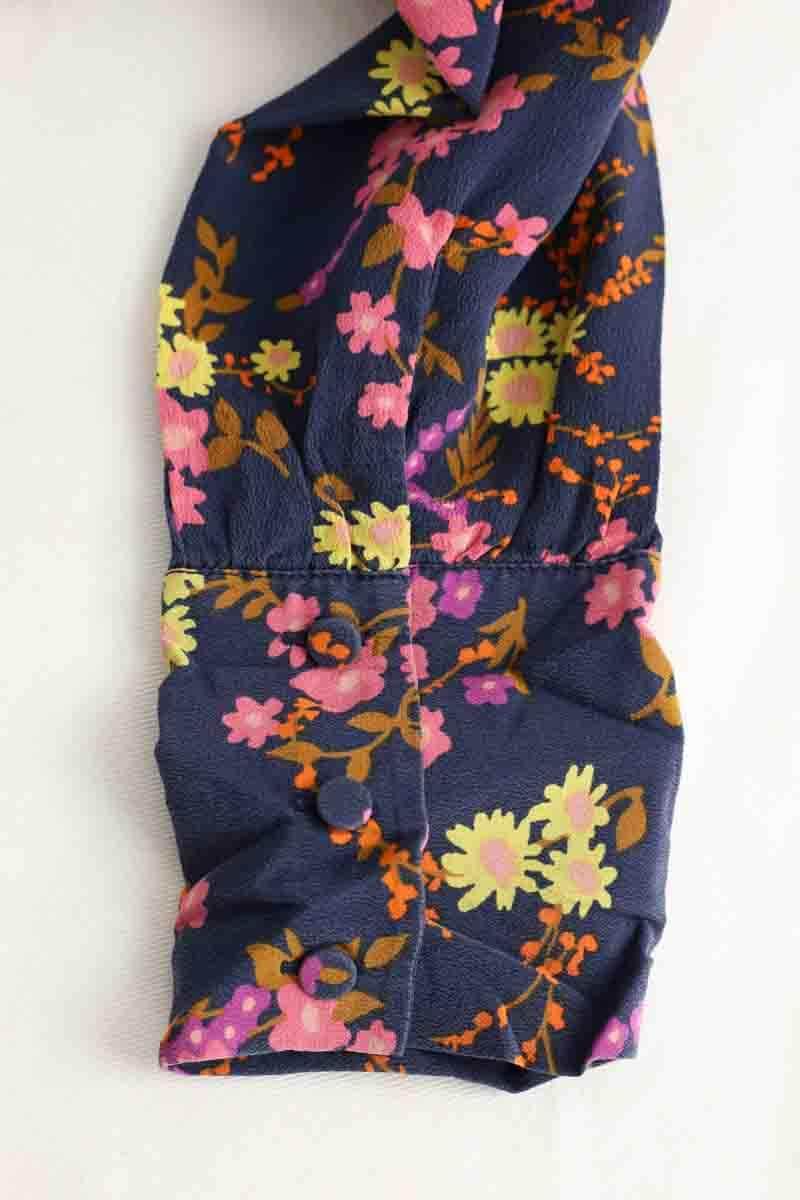 Blouse Claudie Pierlot Bleu en Synthétique