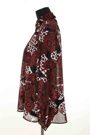 Blouse Claudie Pierlot Bordeaux en Polyester