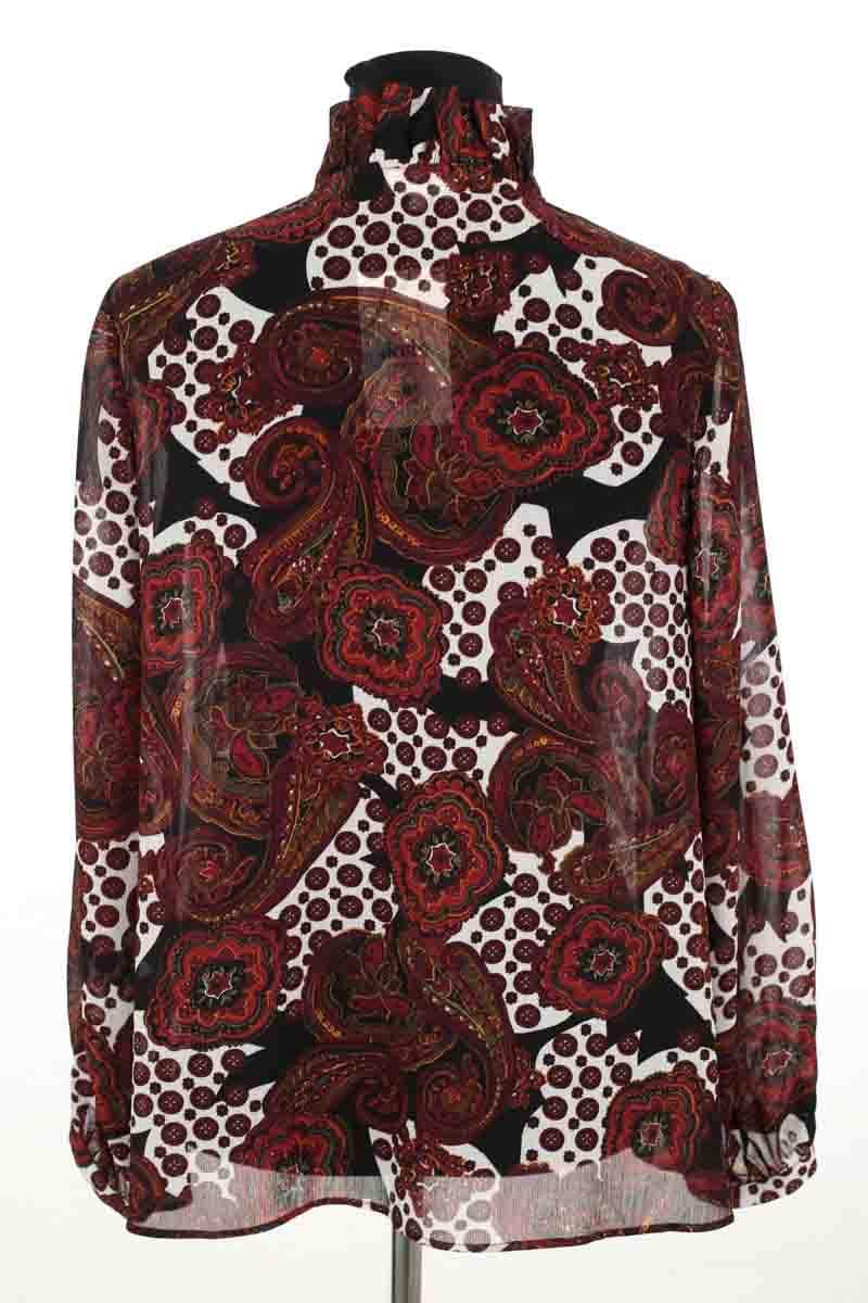 Blouse Claudie Pierlot Bordeaux en Polyester