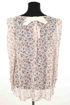 Blouse Claudie Pierlot Ecru en Synthétique