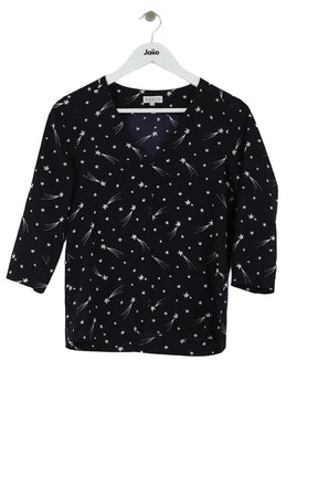 Blouse Claudie Pierlot Marine en Polyester, taille S - Seconde Main