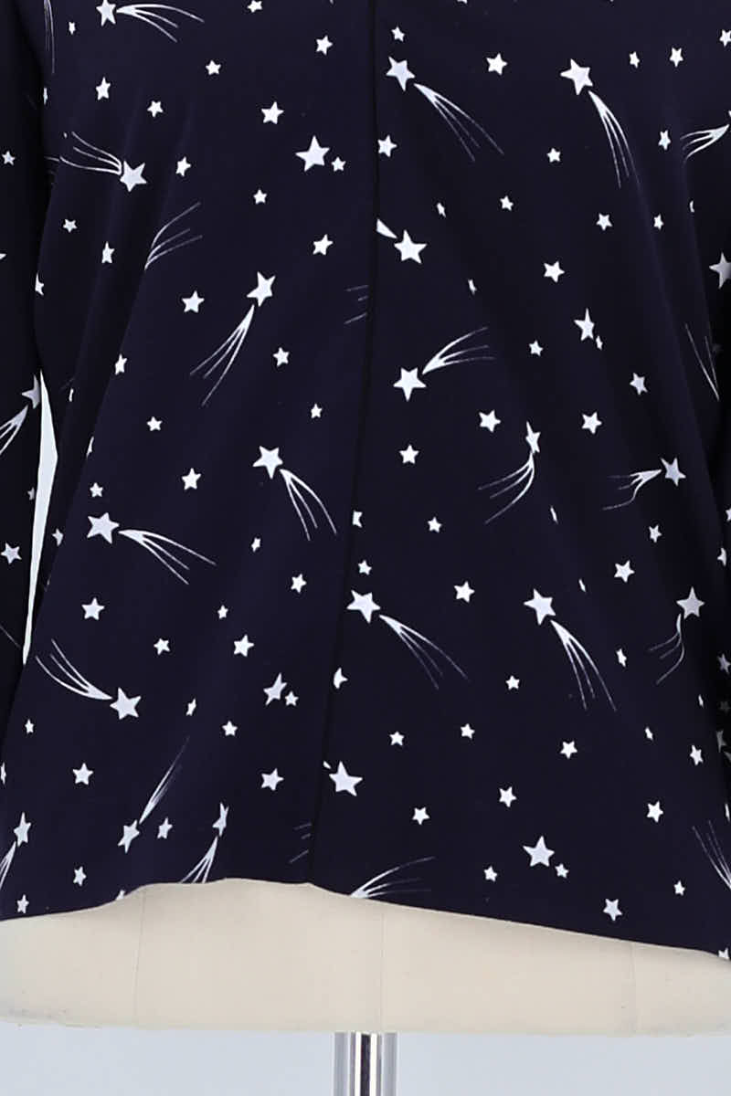 Blouse Claudie Pierlot Marine en Viscose