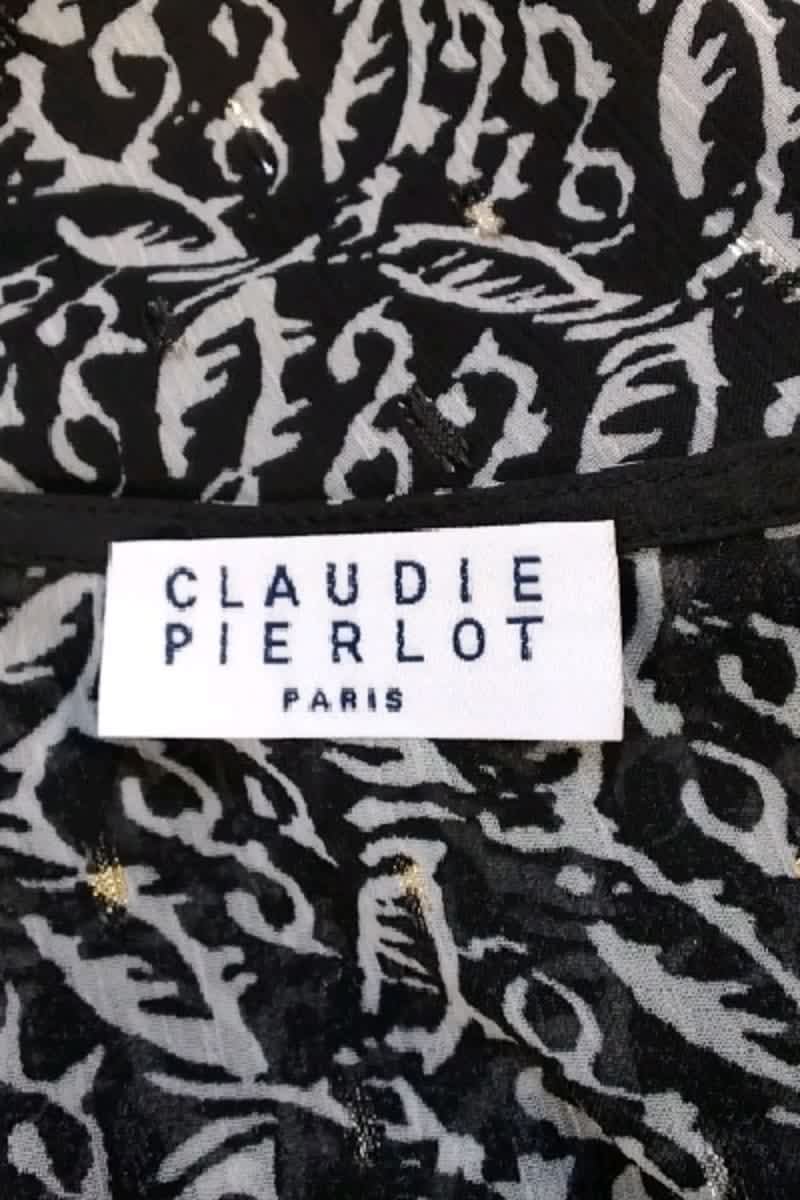 Blouse Claudie Pierlot Noir en Polyester