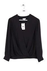 Blouse Claudie Pierlot Noir en Synthétique, taille S - Seconde Main