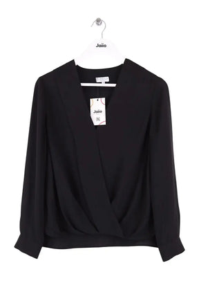 Blouse Claudie Pierlot Noir en Synthétique, taille S - Seconde Main