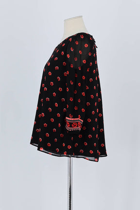 Blouse Claudie Pierlot Noir en Viscose