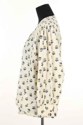 Blouse Des Petits Hauts Beige en Coton