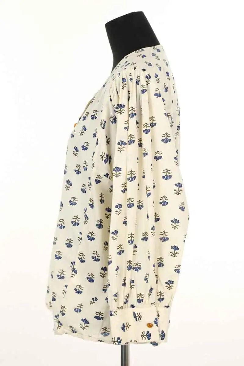 Blouse Des Petits Hauts Beige en Coton