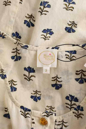 Blouse Des Petits Hauts Beige en Coton