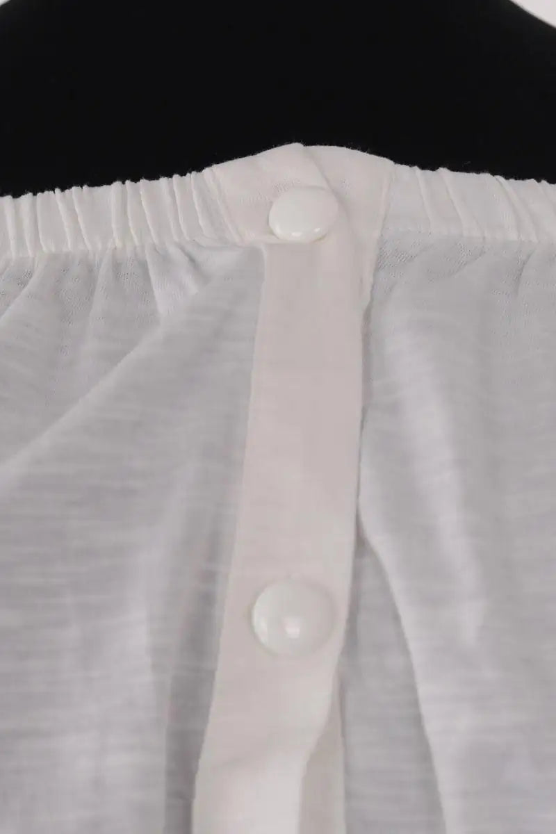 Blouse Des Petits Hauts Blanc en Coton