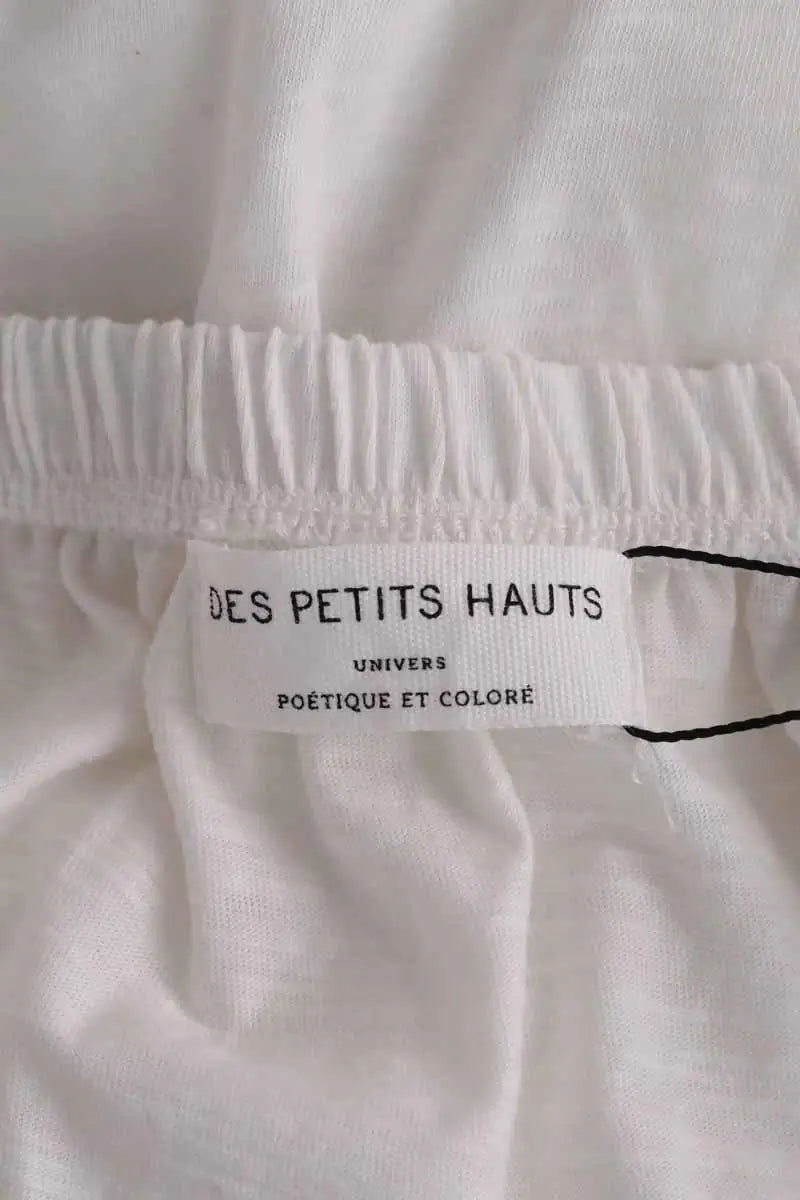 Blouse Des Petits Hauts Blanc en Coton