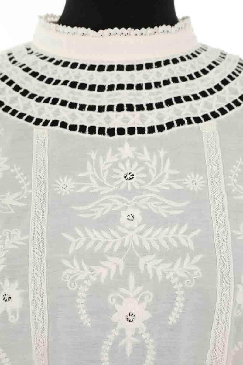 Blouse Des Petits Hauts Blanc en Coton