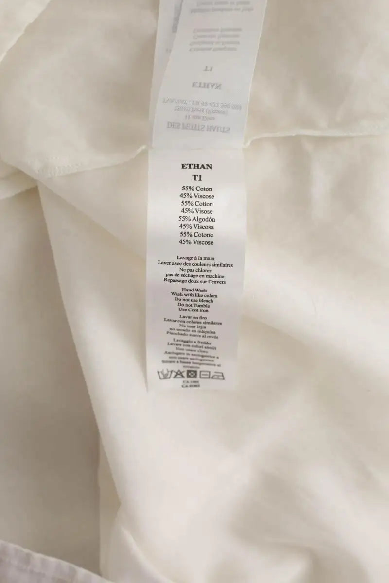 Blouse Des Petits Hauts Blanc en Coton