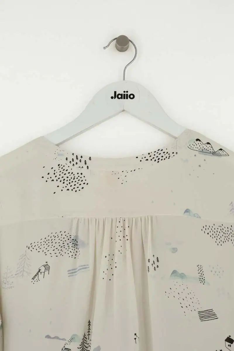 Blouse Des Petits Hauts Blanc en Soie