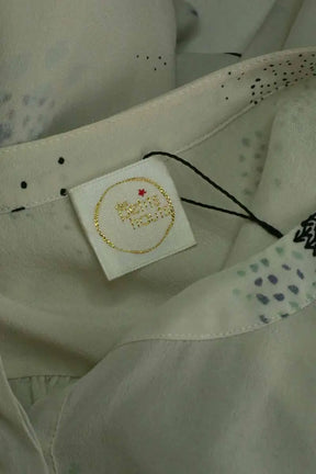Blouse Des Petits Hauts Blanc en Soie