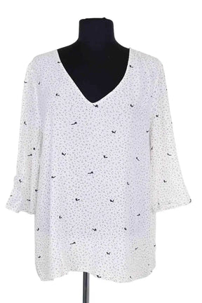 Blouse Des Petits Hauts Blanc en Synthétique, taille L - Seconde Main