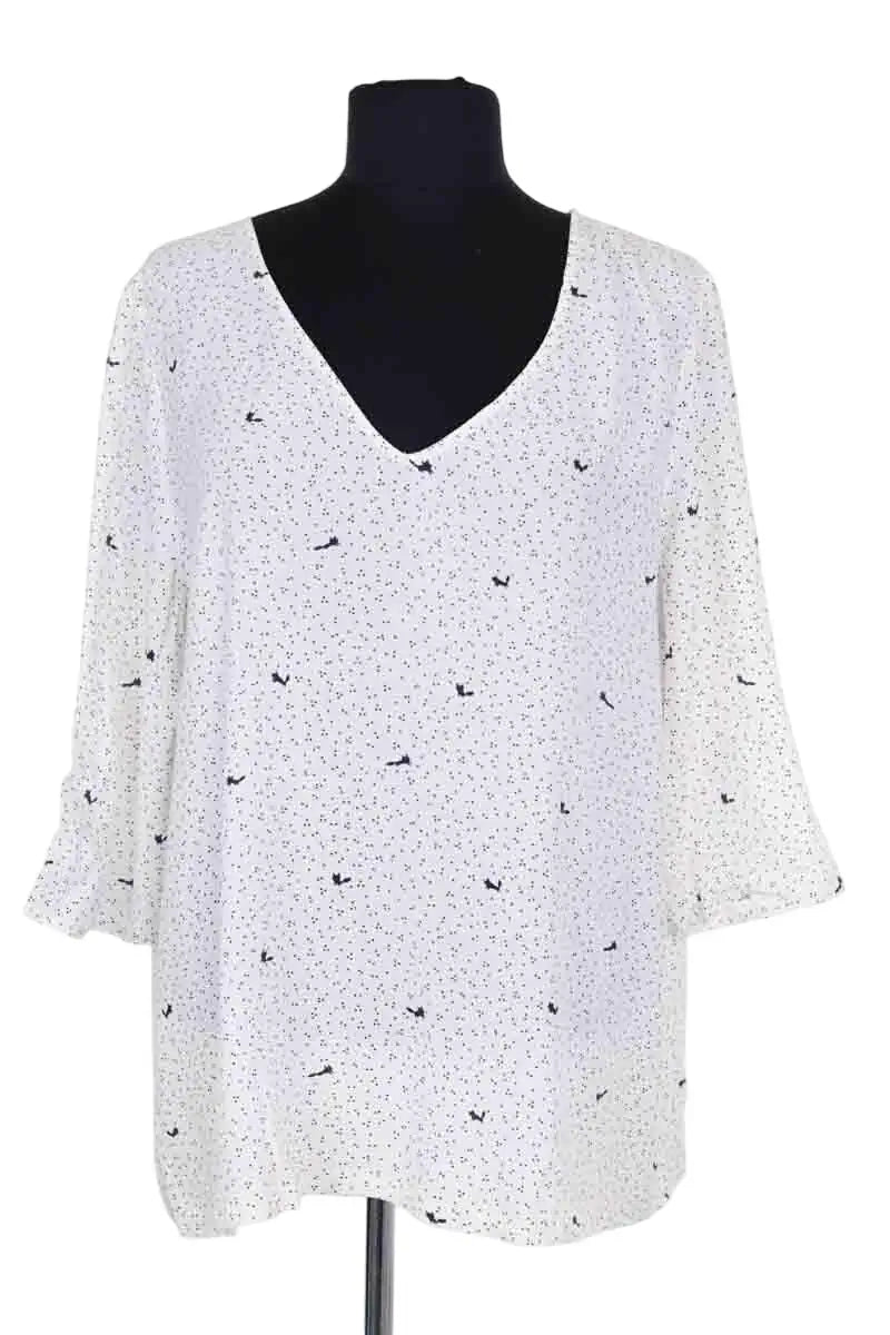 Blouse Des Petits Hauts Blanc en Synthétique, taille L - Seconde Main