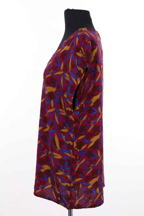 Blouse Des Petits Hauts Bordeaux en Viscose