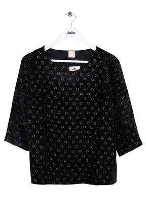 Blouse Des Petits Hauts Doré en Synthétique, taille L - Seconde Main